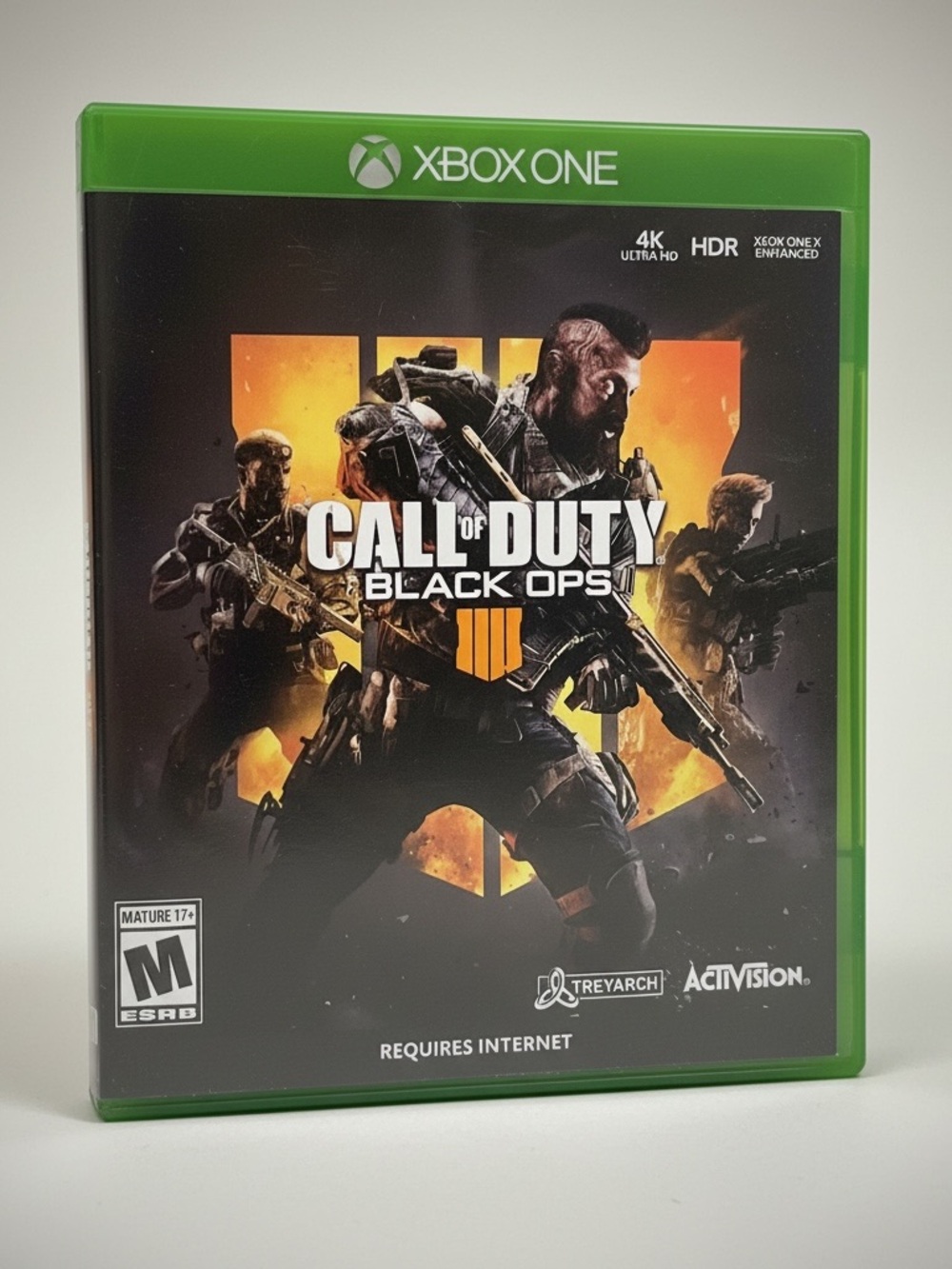 Xbox One Call of Duty: Black Ops 4 - Black/Orange Game Disc